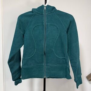 Lululemon teal scuba jacket
